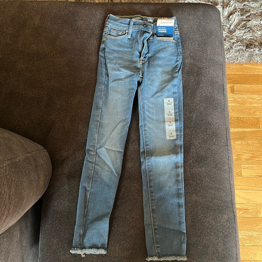 Extra high-rise Rockstar Jeggings from Old Navy size 8